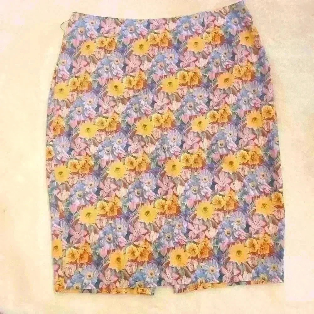 Antonio Melani Liberty London Cotton Floral Button skirt